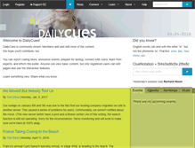 Tablet Screenshot of dailycues.com